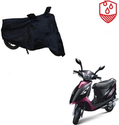 Atulit enterprises Waterproof Two Wheeler Cover for TVS(Scooty Streak, Black)