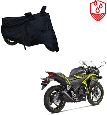 RPSENTTERPR Waterproof Two Wheeler Cover for Honda(CBR 250R, Black)