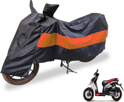 Auto Hub Two Wheeler Cover for Honda(Black, Orange)
