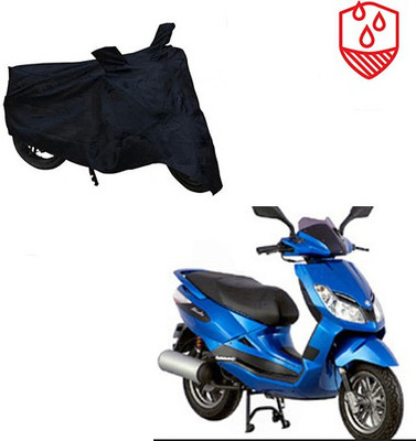 SRENTERPRISES Two Wheeler Cover for Bajaj(Sunny, Black)