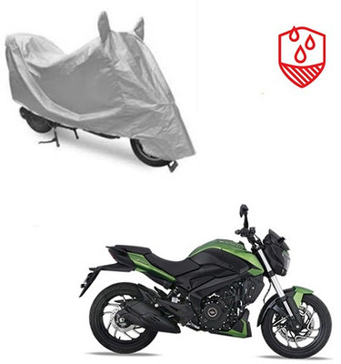 RPSENTTERPR Waterproof Two Wheeler Cover for Bajaj(Dominar, Silver)