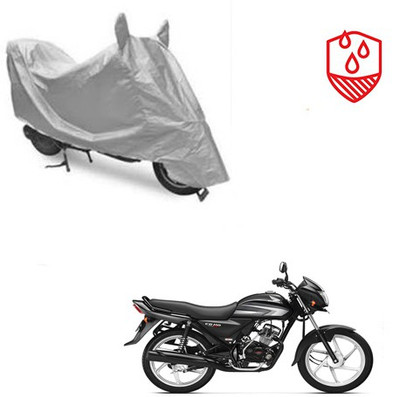 Atulit enterprises Waterproof Two Wheeler Cover for Honda(CD, Silver)
