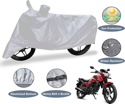 Auto Hub Two Wheeler Cover for Honda(SP 125, Silver)