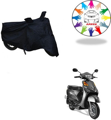 APNEK Waterproof Two Wheeler Cover for TVS(Phoenix 125, Black)