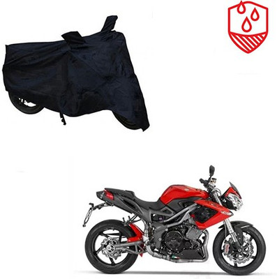 SRENTERPRISES Two Wheeler Cover for DSK Benelli(TNT R, Black)
