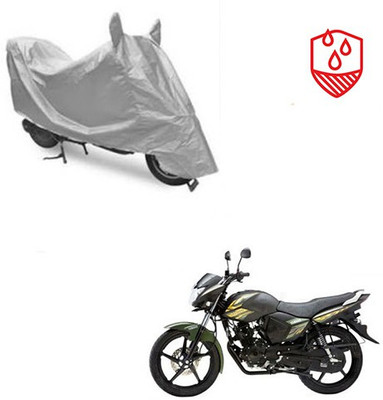 Atulit enterprises Waterproof Two Wheeler Cover for Yamaha(Saluto, Silver)
