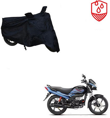 RPSENTTERPR Waterproof Two Wheeler Cover for Honda(Passion Pro, Black)