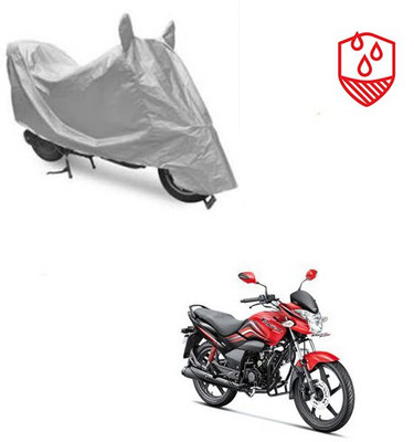 SRENTERPRISES Two Wheeler Cover for Hero(Passion Xpro, Silver)