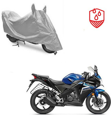 SRENTERPRISES Two Wheeler Cover for Honda(CBR 150R, Silver)