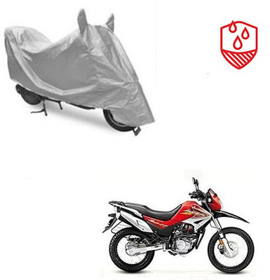 SRENTERPRISES Two Wheeler Cover for Hero(Impulse, Silver)