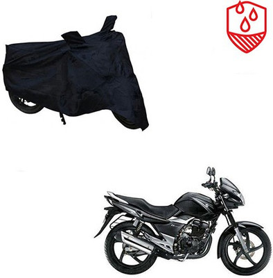 saanvi Waterproof Two Wheeler Cover for Suzuki(GS 150R, Black)