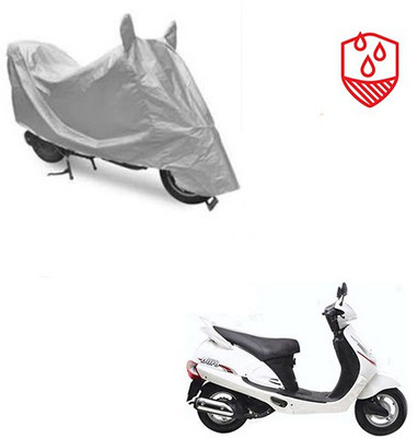 SRENTERPRISES Two Wheeler Cover for Mahindra(Duro, Silver)