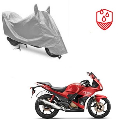 SRENTERPRISES Two Wheeler Cover for Hero(Karizma ZMR, Silver)