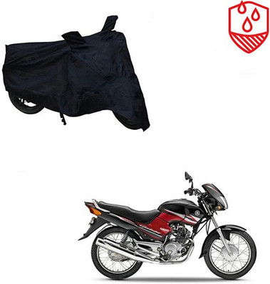 SRENTERPRISES Two Wheeler Cover for Yamaha(Gladiator, Black)