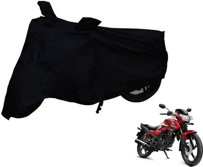 Auto Hub Two Wheeler Cover for Honda(SP 125, Black)