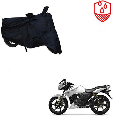 RPSENTTERPR Waterproof Two Wheeler Cover for TVS(Apache RTR 180, Black)