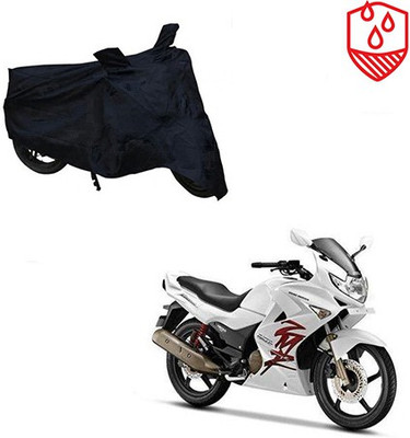 SRENTERPRISES Two Wheeler Cover for Hero(Karizma, Black)