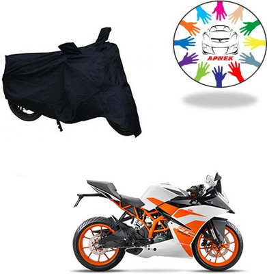 APNEK Waterproof Two Wheeler Cover for TVS(Victor GLX, Black)