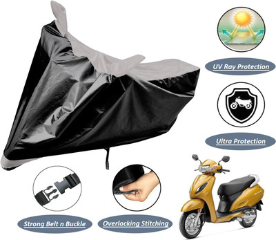 Amanzo Waterproof Two Wheeler Cover for Honda(Activa 6G, Silver)
