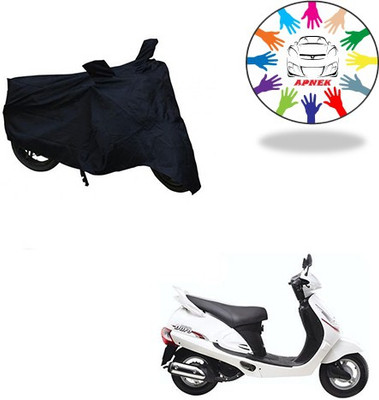 APNEK Waterproof Two Wheeler Cover for Yamaha(Fascino, Black)