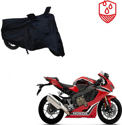 Atulit enterprises Waterproof Two Wheeler Cover for Honda(CBR 1000RR, Black)