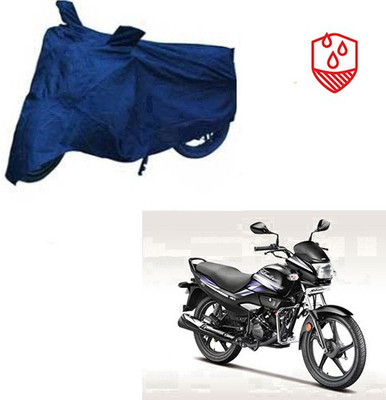 Mdstar Waterproof Two Wheeler Cover for Hero(Super Splendor, Blue)