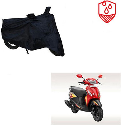 saanvi Waterproof Two Wheeler Cover for Hero(Pleasure, Black)
