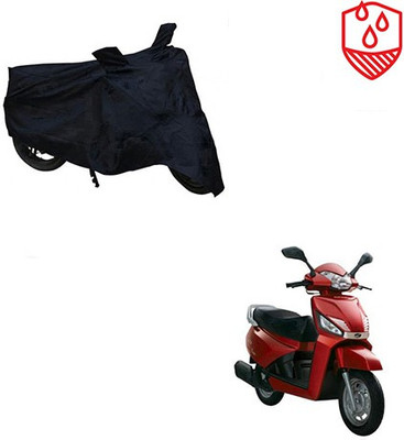 Atulit enterprises Waterproof Two Wheeler Cover for Mahindra(Gusto, Black)