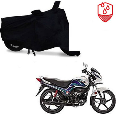 saanvi Waterproof Two Wheeler Cover for Hero(Passion Pro TR, Black)