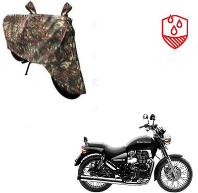 Mdstar Waterproof Two Wheeler Cover for Royal Enfield(Thunderbird 500, Multicolor)