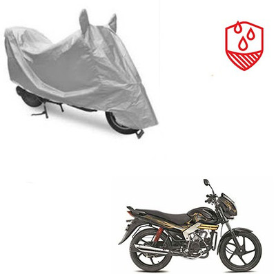Atulit enterprises Waterproof Two Wheeler Cover for Mahindra(Centuro, Silver)