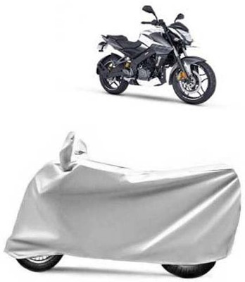PRPaccessories Waterproof Two Wheeler Cover for Bajaj(Pulsar 200 NS DTS-i, Silver)