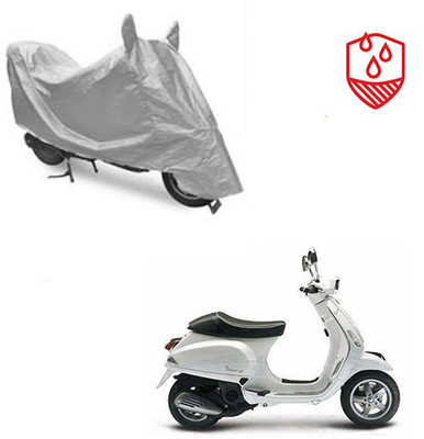 RPSENTTERPR Waterproof Two Wheeler Cover for Piaggio(Piaggio Vespa, Silver)