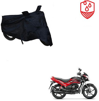SRENTERPRISES Two Wheeler Cover for Honda(Passion Xpro, Black)