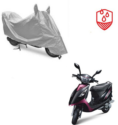 RPSENTTERPR Waterproof Two Wheeler Cover for TVS(Scooty Streak, Silver)