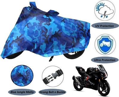 Auto Hub Two Wheeler Cover for TVS(Apache RR 310, Multicolor)
