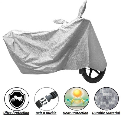 MOCKHE Two Wheeler Cover for TVS(Apache RR 310, Silver)