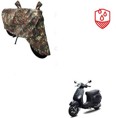 Atulit enterprises Waterproof Two Wheeler Cover for Piaggio(Vespa LX, Multicolor)