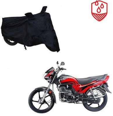 SRENTERPRISES Two Wheeler Cover for Honda(Passion Plus, Black)