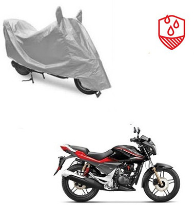 SRENTERPRISES Two Wheeler Cover for Honda(CBZ Extreme, Silver)