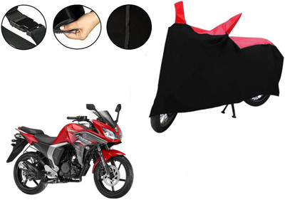VTF Two Wheeler Cover for Yamaha(Fazer 25, Black, Red)