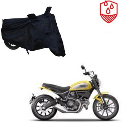 Atulit enterprises Waterproof Two Wheeler Cover for Ducati(Scrambler, Black)