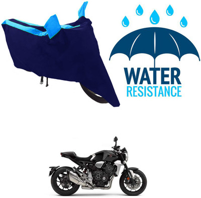 RONISH Waterproof Two Wheeler Cover for Honda(CB1000R Plus, Blue)