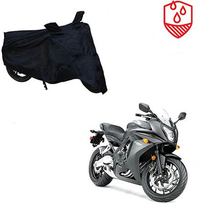 Atulit enterprises Waterproof Two Wheeler Cover for Honda(CBR 650F, Black)