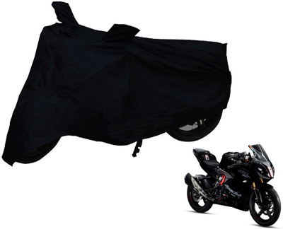 MOCKHE Two Wheeler Cover for TVS(Apache RR 310, Black)
