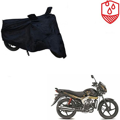 saanvi Waterproof Two Wheeler Cover for Mahindra(Centuro, Black)
