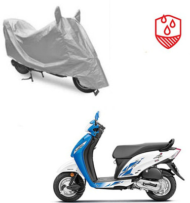 Atulit enterprises Waterproof Two Wheeler Cover for Honda(Activa i, Silver)