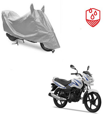 Atulit enterprises Waterproof Two Wheeler Cover for TVS(Star Sport, Silver)