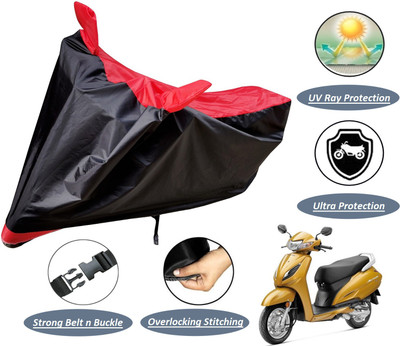 Amanzo Waterproof Two Wheeler Cover for Honda(Activa 6G, Red)