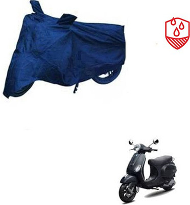RPSENTTERPR Waterproof Two Wheeler Cover for Piaggio(Vespa LX, Blue)